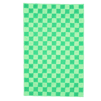 Green Checker Jute prostirki