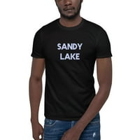 Sandy Lake Retro stil kratkog rukava pamučna majica s nedefiniranim poklonima