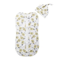 Novorođenčad pamučni pamučni pamučni pamučni zatvarač swaddle pokrivač za spavanje za spavanje za spavanje