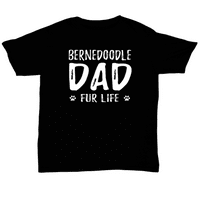 BernDoodle Dog tata Fur Life Unise Majica Funny Lover Lover Ideja poklona