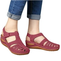 JJayotai Ženske cipele za čišćenje Žena Ljetne modne casual Sandale Ležerne prilike ravne pune boje