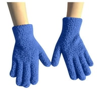 Velvet pleteni toplo i rukavice hladne muške i boje ženske zimske guste rukavice