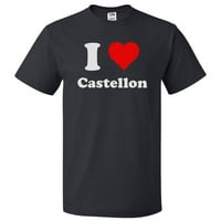 Ljubav Castellon majica I Heart Castellon Poklon