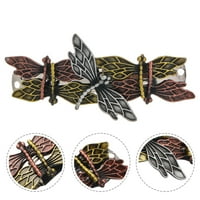 Kosa Dragonfly Clip frizerski proljetni vintage metalni klipovi vilice biserne keltske dodatke ukras