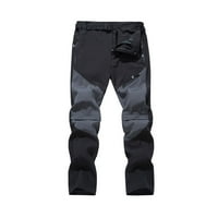 CLLios teretni pantalone za muškarce plus veličine Atletska hlače na otvorenom planinarske pantalone Pokretanje vježbanja teretnih hlača Multi džepovi