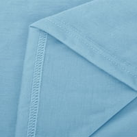 Dressy vrhovi za večernje nošenje plus veličina kratkih rukava Bluze Regularne fit t majice Pulover