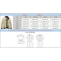 Leey-World Jakne za muškarce Modni muške jakne lagani vjetrovitni ležerni kaputi puni patentni patentni