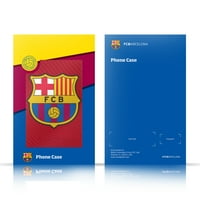 Dizajni za glavu Službeno licencirani FC Barcelona Božićni Jumper uzorak mekani gel kućište kompatibilan