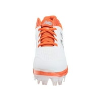 Nova ravnoteža slabo rezana svježa pjena Spvelo TPU softball cleat ženske cipele narančasta s bijelim