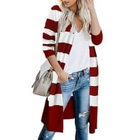 Zimski kaput za žensko čišćenje prodaje Fleece s kapuljačom Fluffy casual kardigan topla zimska odjeća