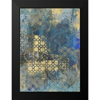 Haynes, Smith Crni moderni uokvireni muzej umjetnički print pod nazivom - ukrašeni Azul C2
