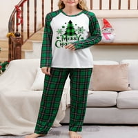 Gwiyeopda Božić pidžama za obitelj podudaranje PJS postavljeno klasično plaćeno odijelo za spavanje