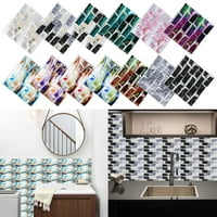 Wiueurtly oguljevi i naljepnice za zidove Mozaici Creative 3D naljepnice za pločice Dekoracija DIY podne