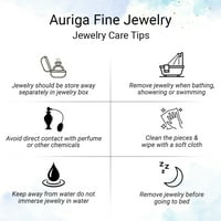 Auriga 10k tri-boja zlatna dijamantna narukvica za žene