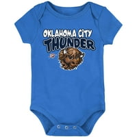 Dojenčad plavi Oklahoma City Thunder Bubble Letter BodySuit