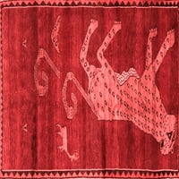 Ahgly Company u zatvorenom pravokutniku Životinje Crvena tradicionalna područja područja, 8 '12 '