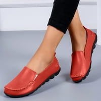 Modni ženski prozračni čipkasti cipele stane casual cipele crvene 39