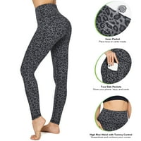 Ženske joge hlače, LetsFit y Sportske pantalone gamaše sa džepovima visokog struka elastičnosti za gmila