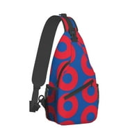 Phish Circles ruksak ruksak košnice za rezanje prsa Crossbody Rame Torba za planinarenje Travel Women