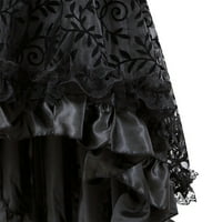 Suknje za prodaju čiste za žene plus veličine Jednobojna mreža Punk mreža ženske retro gotičke gusarske plesne suknje pokazuju odjeću suknja ruffle fiting plus veličina za jednu liniju Swing suknja