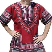 Trowwalk Muška majica Hippie Ljetni vrhovi Tribal Festival Dashiki Majica Mens Casual TEE Afrička print