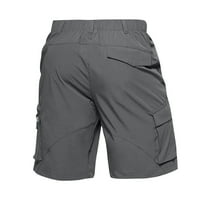 HHEI_K Workout Shorts Muške radne odjeće Hratke za prevelike nove hlače sa patentnim zatvaračima Muške