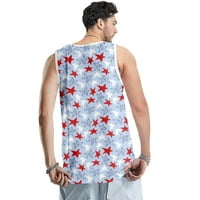 4. srpnja Muška košulja, 3D print okrugli vrat Muškarci Majice T-majice Pokloni Majice Muškarci, 7xl