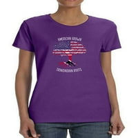 Američki korijeni Trinidadian COOTS majica - Dizajn žena -Martprints, ženski veliki