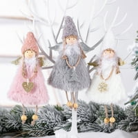 Atraktivni ukras za lutke slatka tkanina izvrsna božićna kutna djevojka vise privjesak za zabavu
