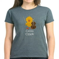 Cafepress - Košulja Cellochickdkt - Ženska tamna majica