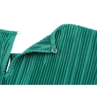 Chollius ženske haljine s dugim rukavima struk kravata Mini ljuljačka haljina za klizač Elegantne dresene