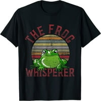 Ženski mens Frog Whispeter Majica Black Tee