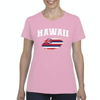 Normalno je dosadno - ženska majica kratki rukav, do žena veličine 3xl - Havaii zastava