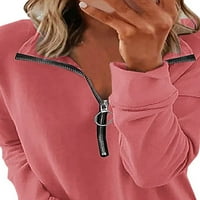 Žene dugih rukava u obliku vrata na izrezu basene vrhove pulover casual majica bluza