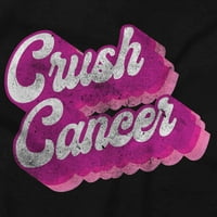 Svjesnost raka dojke Crush Rak Ženska majica Majica Dame Tee Brisco Brends L l