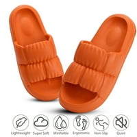 Luxtrada jastuk papuče za žene za žene muškarci Eva Sandale Ljeto Neklizajuće otvorene papuče za nožne