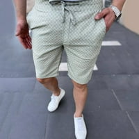 FVWitlyh grafički kratke hlače muške casual twill elastične garniture ispod koljena labava fit multi-džepne