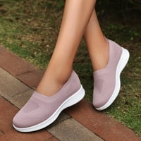 Wofedyo Cipele za žene kliznute na disajnu mrežicu cipele za hodanje Žene modne tenisice Udobne ravne