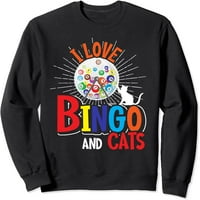 Slatka ljubavnica za životinje Mačke roditelj Bingo igrač poklon bingo dukserica