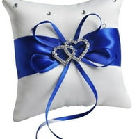 Svadbeni vjenčani ceremoniji svadbeni nosač jastuk jastuk kristalno dvostruko srce srce