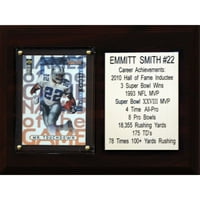 Emmitt Smith Dallas Cowboys 6 '' 8 '' plaketa