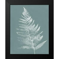 Rhue, Piper crni moderni uokvireni muzej umjetnički print pod nazivom - priroda jezera FERNS VI Grey