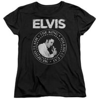 Elvis Presley - Rock King - Ženska majica kratkih rukava - mala