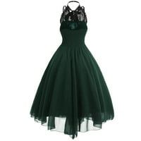 HVYesh Ženska gotička haljina Ljetna čipka za haljinu Midi haljina Ležerne prilike Renesanse Halloween