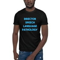 Plavi direktor Jezik govora patologija kratkih rukava pamučna majica po nedefiniranim poklonima