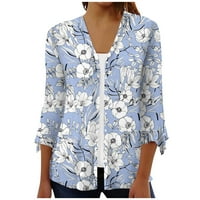 Strungten ženska košulja bluza Outerwear Dužina ruka Ležerne prilike Ležerne prilike Basic Gumb Tops