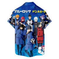 Lock Boys Girls Kratki rukav Top plave brave AnimecaSual Holiday Print casual majica