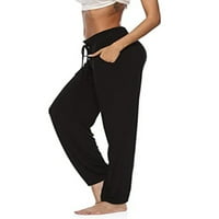 Avamo žene joga hlače elastična struka dna visokog struka pantalone za struk Fitness Stretch Pajama