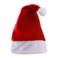 Božićni santa šešir za odrasle Classic Crveni božićni odmor Party Party kostim