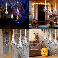 Spinner jajet svjetla Set Viseći posebni zastrašujući svjetiljke za Halloween za dom Halloween Spinner